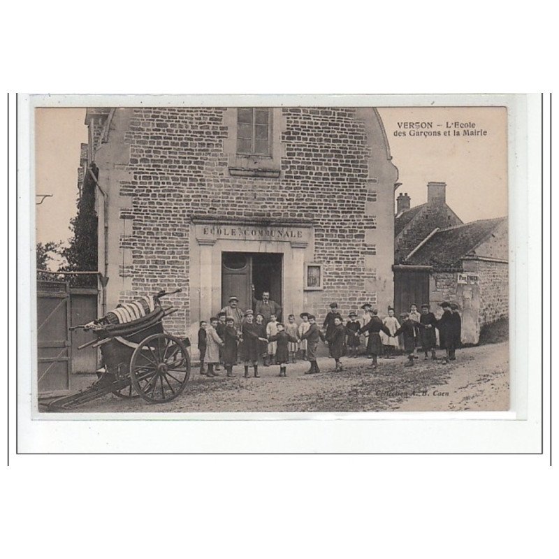 VERSON : l'ecole des garcons et ma mairie - tres bon etat