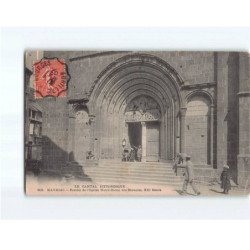 MAURIAC : Portail de l'Eglise Notre-Dame des Miracles - état