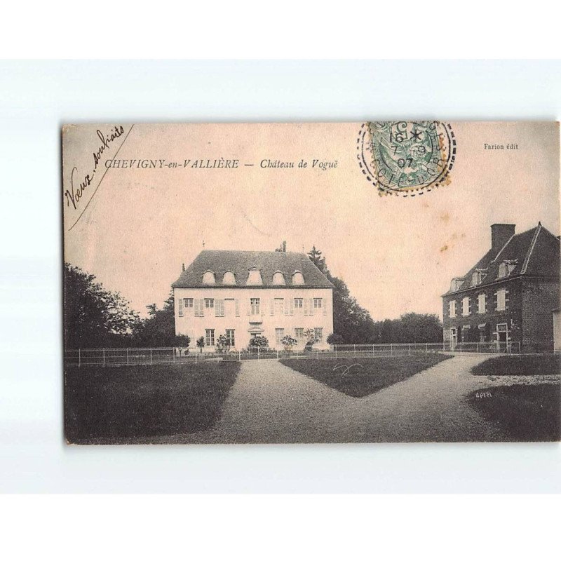 CHEVIGNY EN VALLIERE : Château de Voguë - état CHEVIGNY EN VALLIERE : Château de Voguë - état