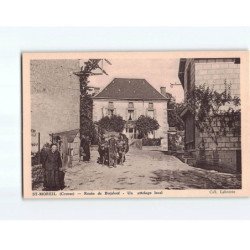 SAINT MOREIL : Route de Bujaleuf, un attelage local - très bon état