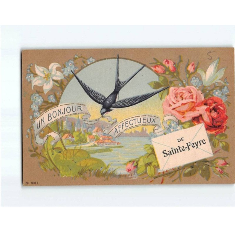 SAINTE FEYRE : Carte Souvenir - très bon état SAINTE FEYRE : Carte Souvenir - très bon état