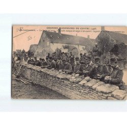 Grandes manoeuvres du Centre 1908, La soupe est servie - très bon état