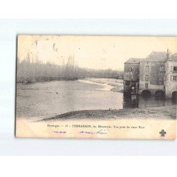 TERRASSON : Les Minoteries, vue prise du vieux pont - très bon état