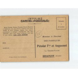 BESANCON : Usines, Administration et Bureaux des établissements Pétolat Frères et Anguenot - état