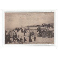 BERCK - la plage apres l'ouragan de septembre 1903 - tres bon etat