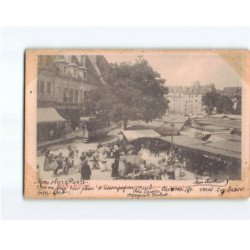 BESANCON LES BAINS : Place Labourée un jour de marché - état