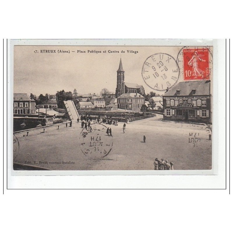 ETREUX - Place PUblique et Centre du Village - très bon etat