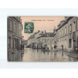 VERNON : Inondation de 1910, Rue Carnot - état