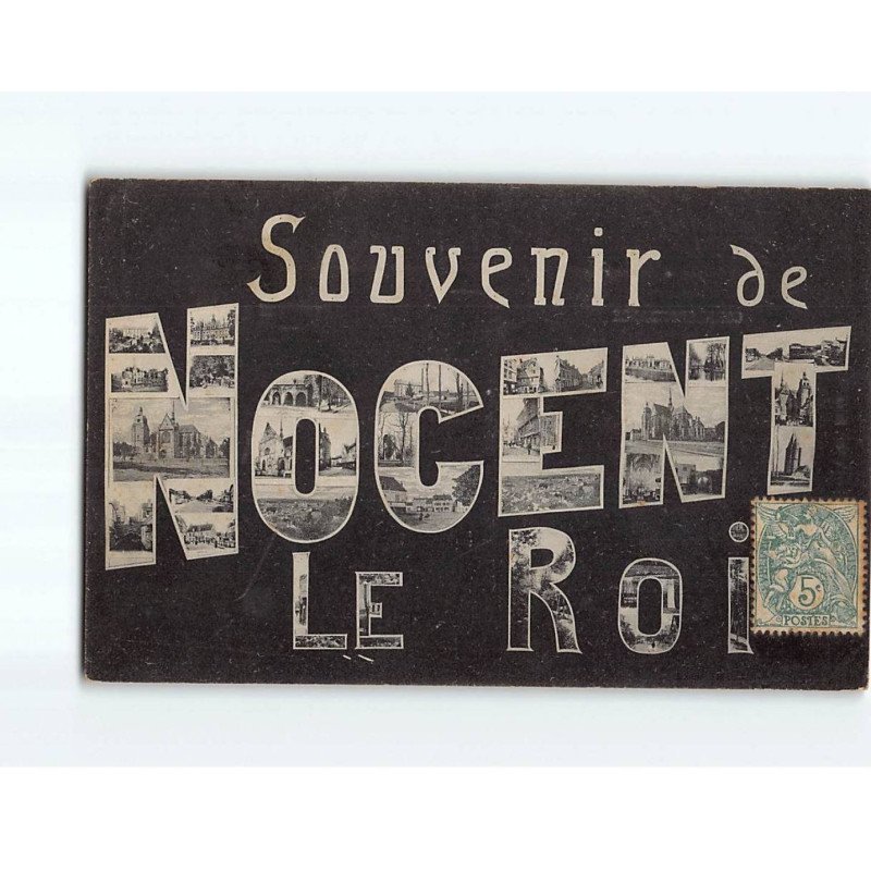 NOGENT LE ROI : Carte Souvenir - état