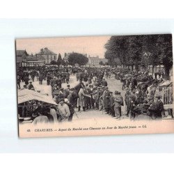 CHARTRES : Aspect du Marché aux chevaux un jour de Marché Franc - très bon état