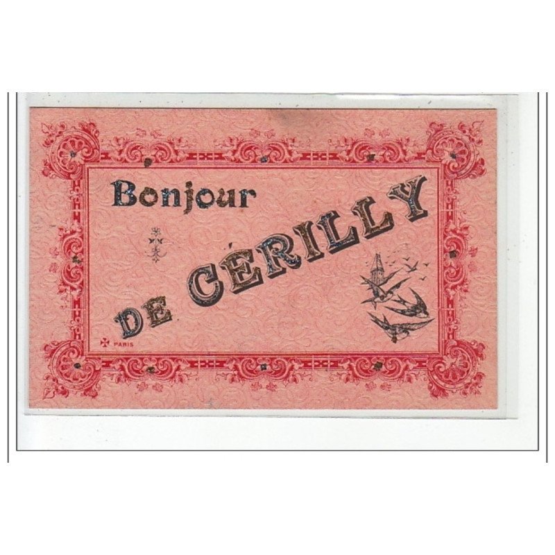 CERILLY - Bonjour de Cérilly - très bon état