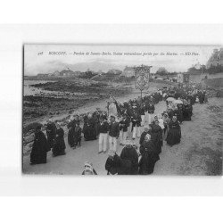 ROSCOFF : Pardon de Sainte-Barbe, Statue miraculeuse portée par des Marins - très bon état