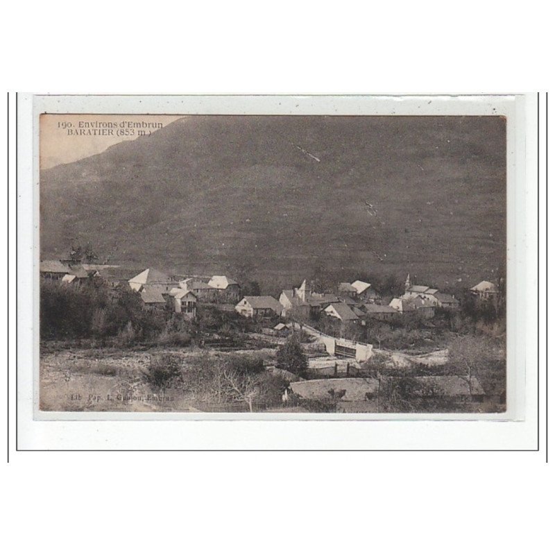 Environs d'EMBRUN - BARATIER - très bon état Environs d'EMBRUN - BARATIER - très bon état