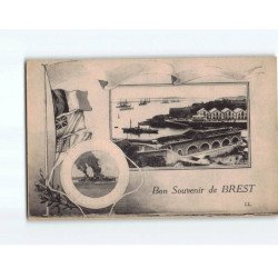 BREST : Carte Souvenir - état