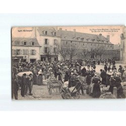 QUIMPER : La place Saint Mathieu, la Caserne, le Marché aux pommes de terre - état