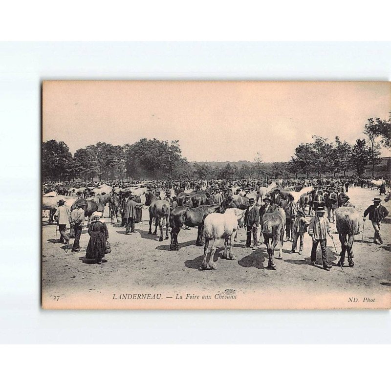 LANDERNEAU : La foire aux chevaux - très bon état