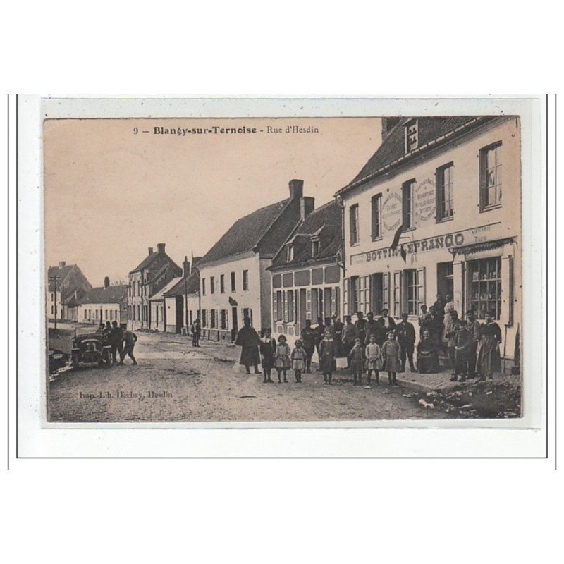 BLANGY-SUR-TERNOISE: rue d'hesdin - tres bon état