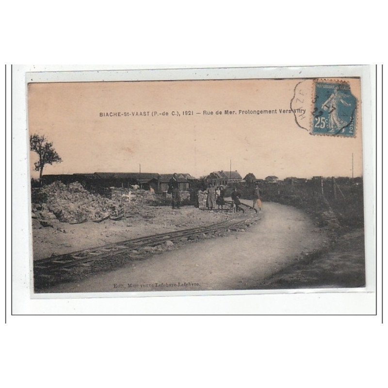 BIACHE-ST-VAAST :1921 rue de mer prolongement vers vitry - tres bon état