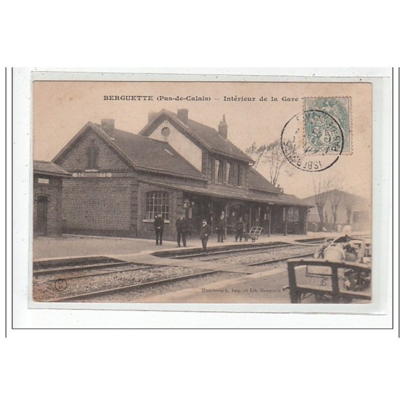 BERTINCOURT :  inérieur de la gare - tres bon état