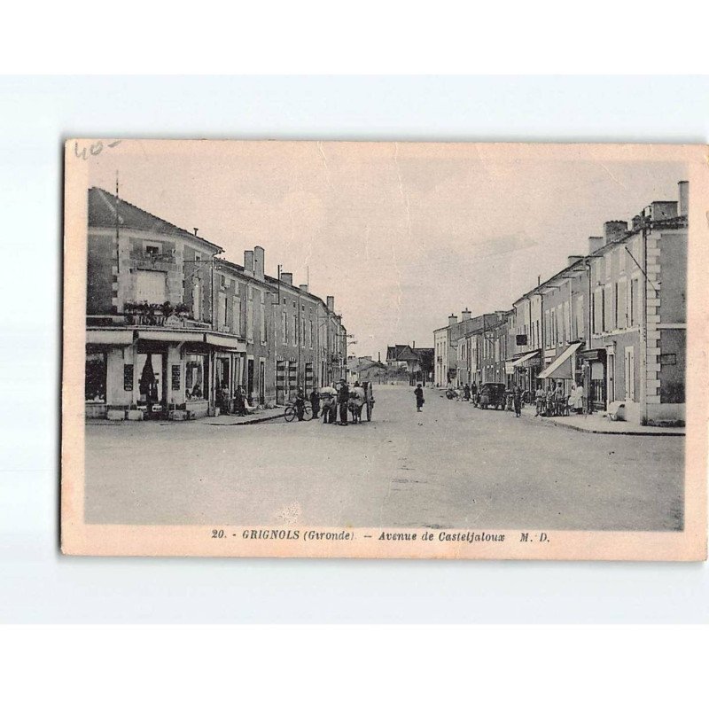 GRIGNOLS : Avenue de Casteljaloux - état