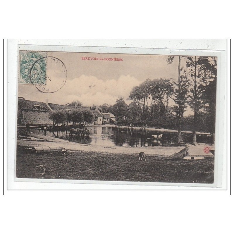 BEAUVOIR-LES-BONNIERES : etang - etang