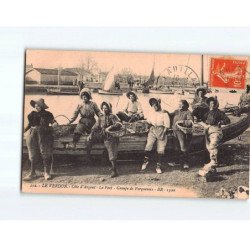 LE VERDON : Le Port, groupe de Parqueuses - état