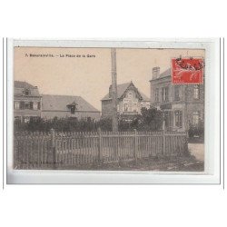 BEAURAINVILLE : la place de la gare - tres bon etat
