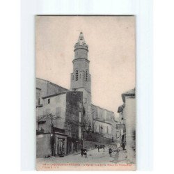 CAZOULS LES BEZIERS : L'Eglise vue de la place du Tiers-Etat - état