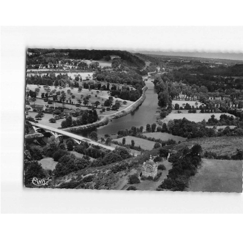 PLECHATEL : Vue aérienne, Chapelle du Sacré-Coeur et vue sur la Vilaine - très bon état