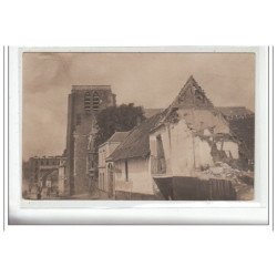 BUCQUOY : carte photo maison détruite - tres bon etat