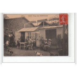 Plage des ROSAIRES : magasin de cartes postales NORMAND """"Bazar de la Plage"""" vers 1910 -  très bon état