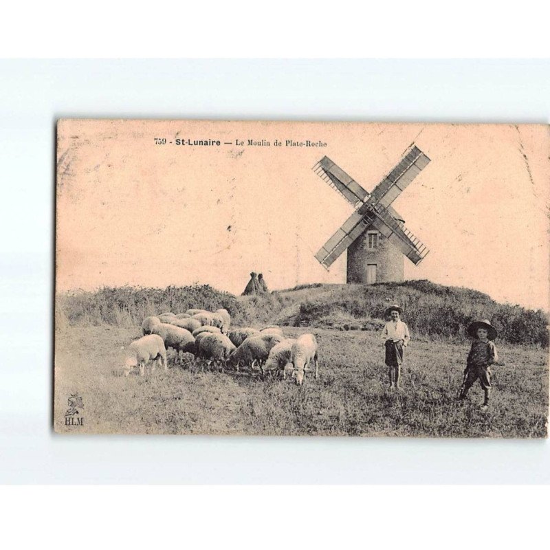 SAINT LUNAIRE : Le Moulin de Plate-Roche - état SAINT LUNAIRE : Le Moulin de Plate-Roche - état