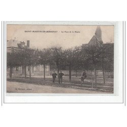 SAINT MARTIN DE BOSSENAY - La Place et la Mairie - très bon état