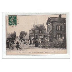 LES ATTAQUES - la gare sur la ligne de calais-saint-omer - tres bon etat