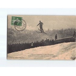 MOREZ : Concours International de Skis, le saut du lieutenant S. Orre, de l'Armée Norwégienne - état