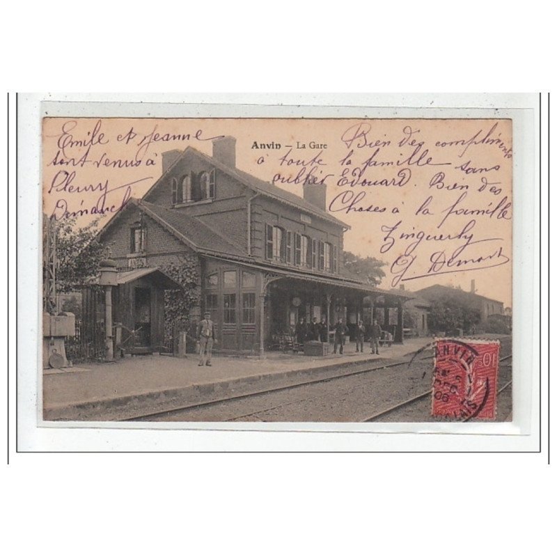 ANVIN - la gare - tres bon etat