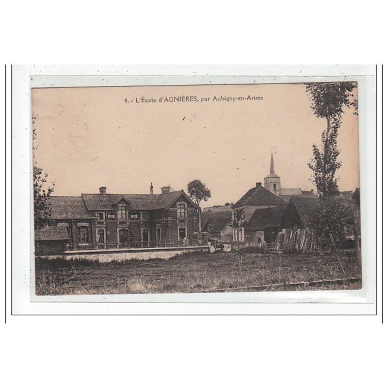 AGNIERES : l'ecole - tres bon état