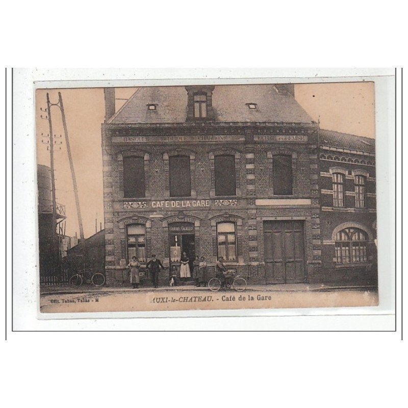 AUXI-le-CHATEAU : cafe de la gare - état