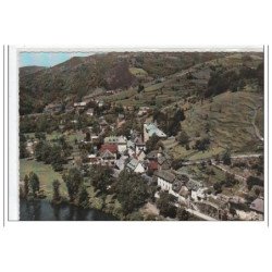 VIEILLEVIE : vue generale aerienne et vallée du lot - tres bon état