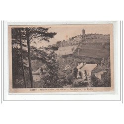 CANTAL : vue generale et le moulin - tres bon état