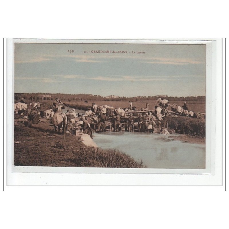GRANDCAMP LES BAINS - Le lavoir - très bon état