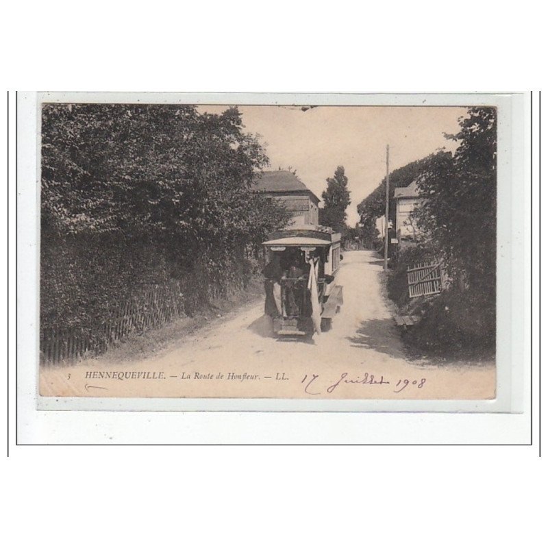 HENNEQUEVILLE - La Route de Honfleur - état