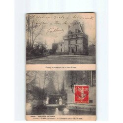 LIGNAN : Le Château et la cour d'honneur - état