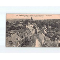 SAINT AUBIN DU CORMIER : La rue du Château et le vieux donjon - très bon état