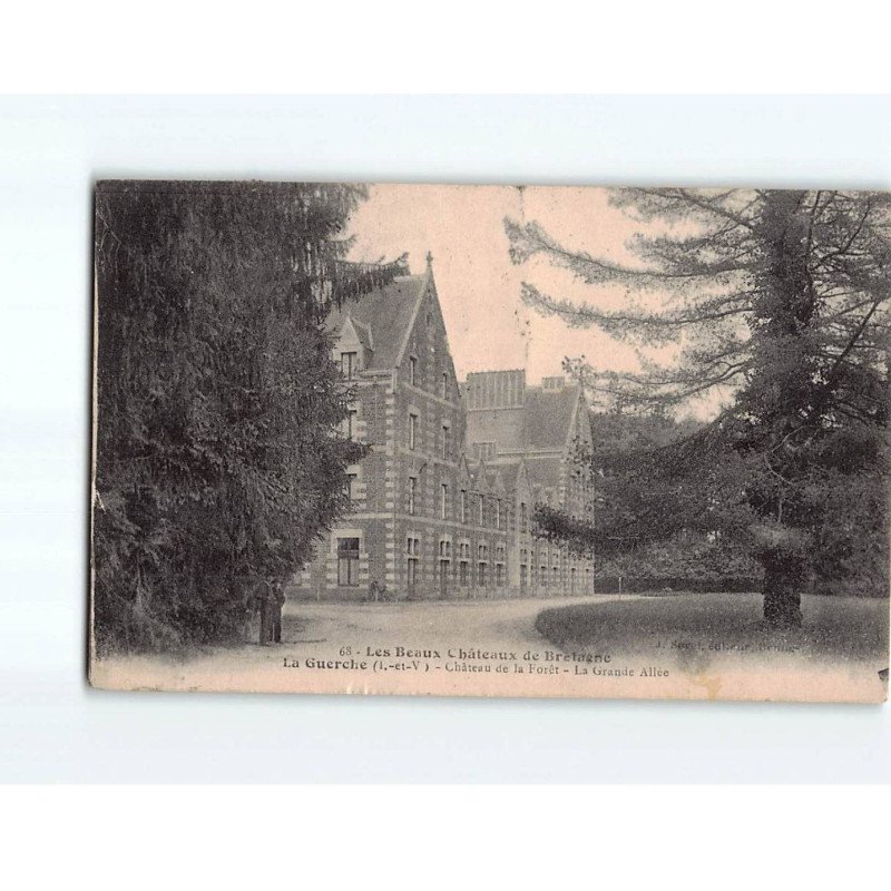 LA GUERCHE : Château de la Forêt, la Grande Allée - état