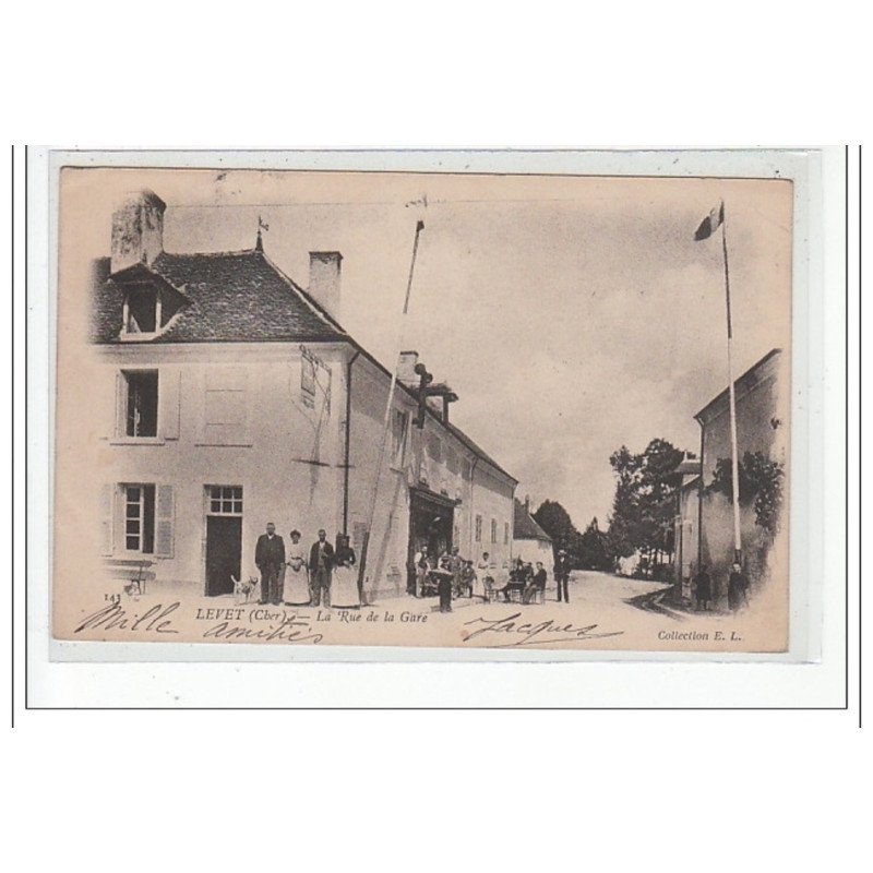 LEVET - La Rue de la Gare - très bon état