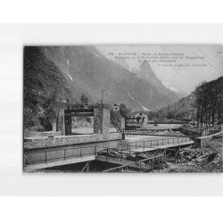 Route du Bourg-d'Oisans, Barrages de la romanche entre livet et Rioupéroux, au fond les Vaudaines - très bon état