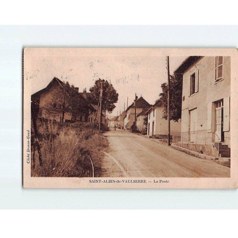 SAINT ALBIN DE VAULSERIE : La poste - état