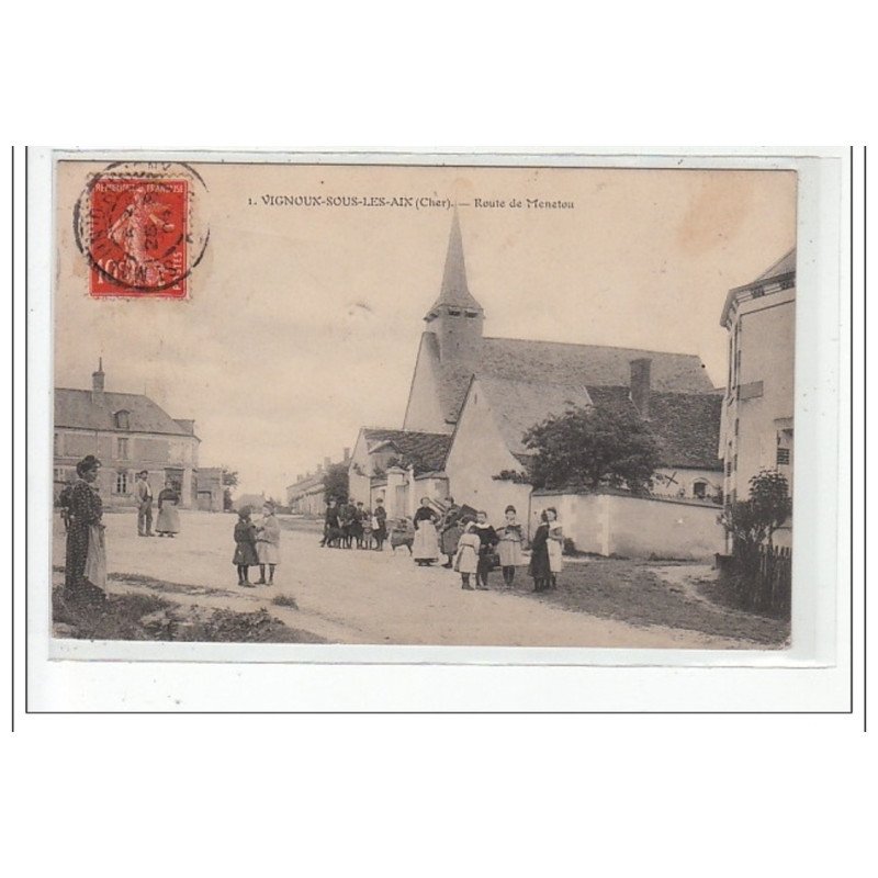 VIGNOUX SOUS LES AIX - Route de Menetou - très bon état
