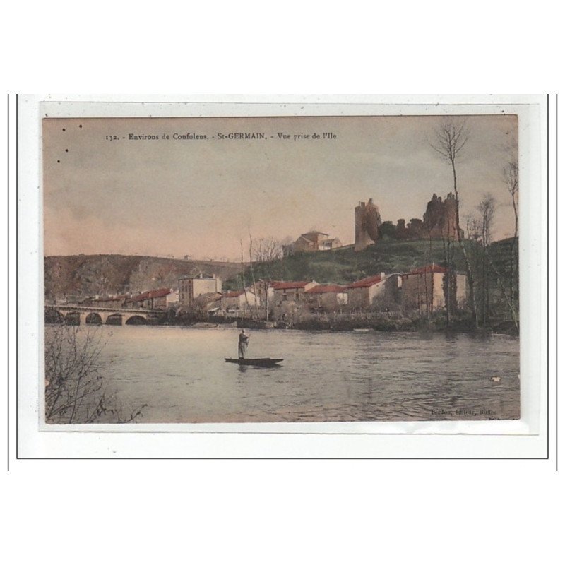 ST-GERMAIN : vue prise de l'ile - tres bon état